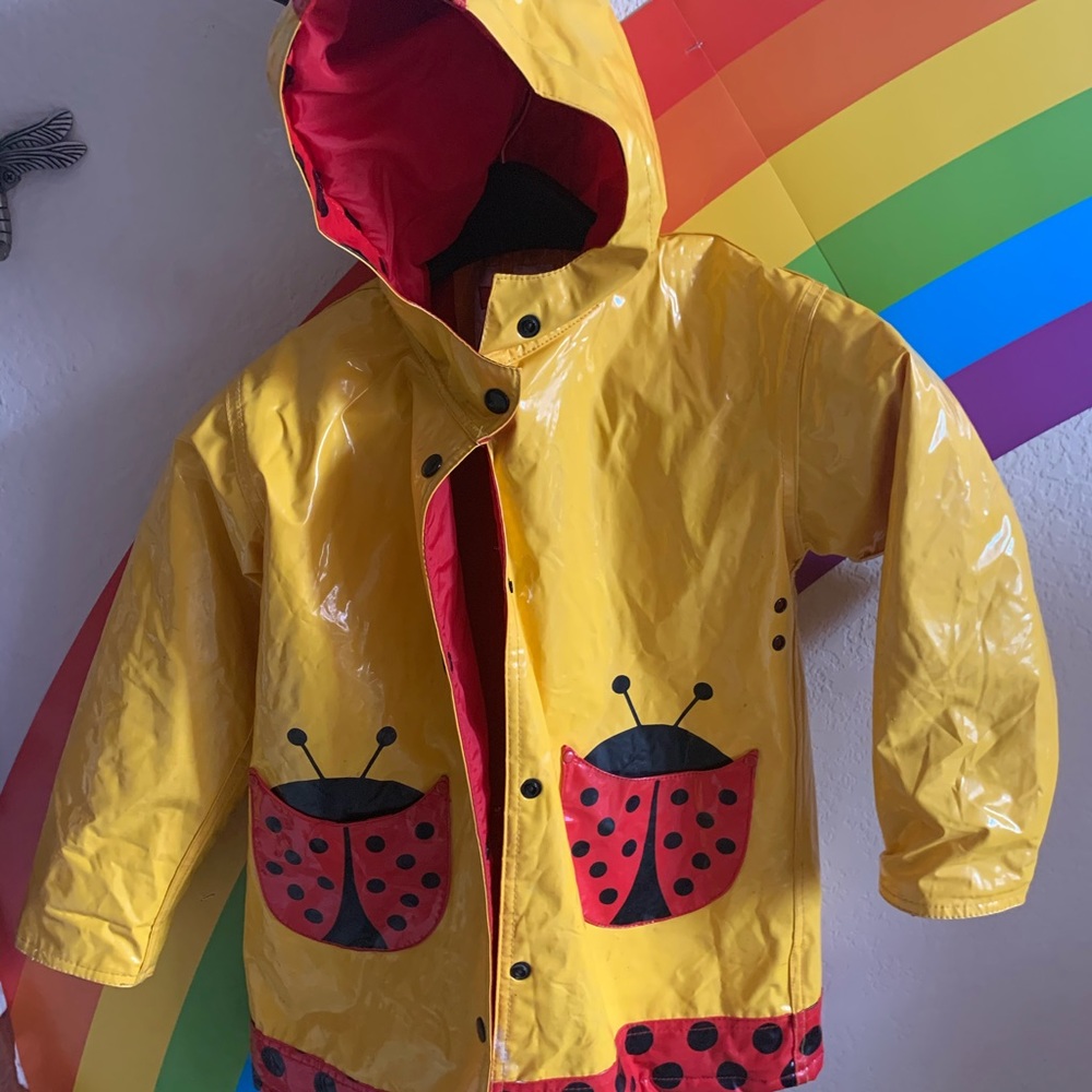 Ladybug rain coat